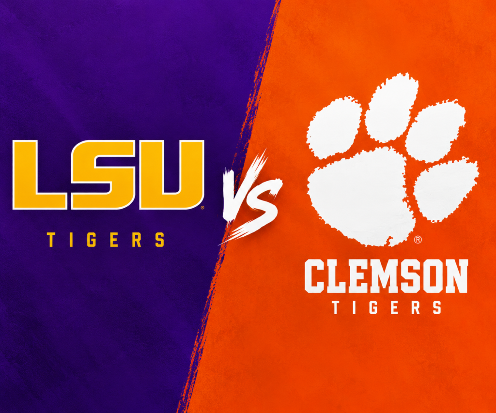 Clemson vs LSU graphic